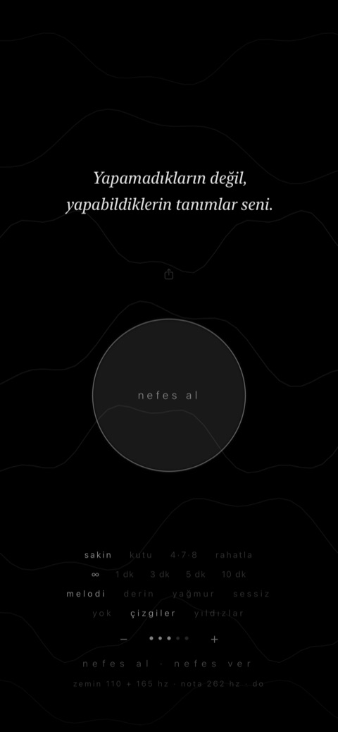 Seans — nefes al, söz ve melodi